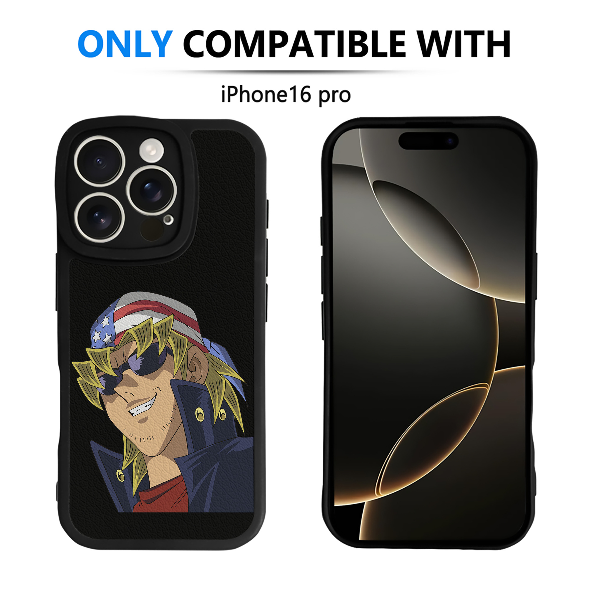 遊☆戯☆王 Yu-Gi-Oh! 【iPhone 16シリーズ対応】シリコンスマホケース（レザー調） 材質：シリコン